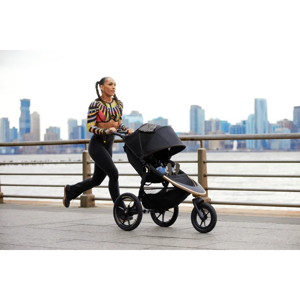 Baby Jogger Passeggino Summit X3 City Royalty - Nero/oro 2 Baby Jogger Passeggino Summit X3 City Royalty - Nero/oro - immagine 2