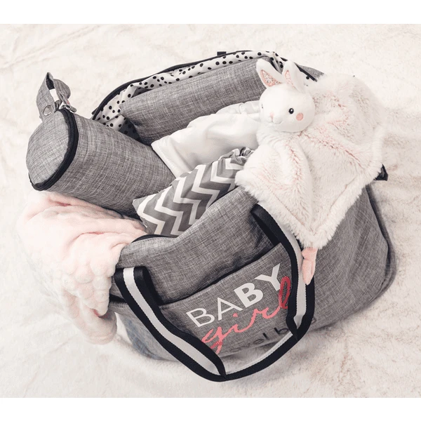 Baby Sconto -Baby Sconto baby on board borsa fasciatoio simply duffle baby girl grigio screziato a363386 1