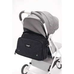 BABY ON BOARD Borsa Fasciatoio Titou, Nero Screziato 8 BABY ON BOARD Borsa Fasciatoio Titou, Nero Screziato -Baby Sconto baby on board borsa fasciatoio titou nero screziato a363082 3