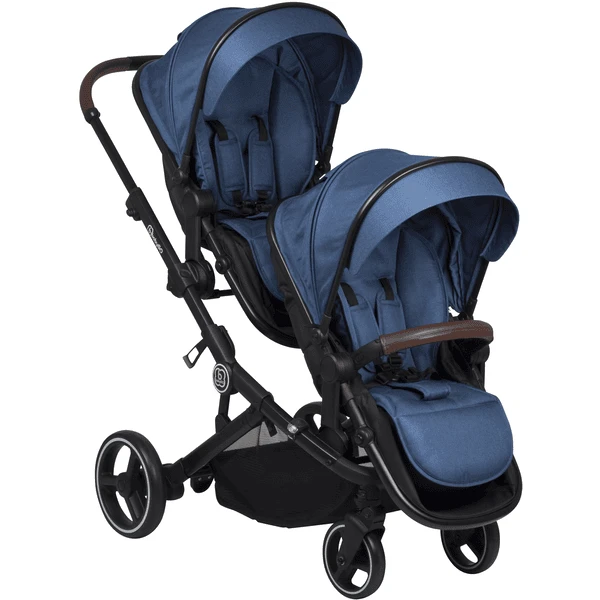 BabyGO Passeggino Gemellare Twinner, Blu 5 BabyGO Passeggino Gemellare Twinner, Blu - immagine 5