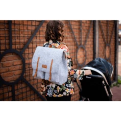 BabyGO Zaino Fasciatoio Carebag - Grigio 7 BabyGO Zaino Fasciatoio Carebag - Grigio -Baby Sconto babygo zaino fasciatoio carebag grigio a345725 3