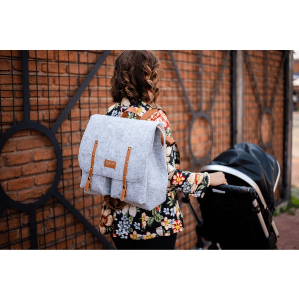 BabyGO Zaino Fasciatoio Carebag - Grigio 4 BabyGO Zaino Fasciatoio Carebag - Grigio - immagine 4