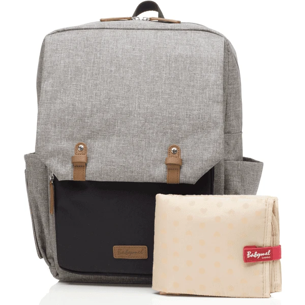 Babymel Zainetto Fasciatoio ECO George Grey-Black 2 Babymel Zainetto Fasciatoio ECO George Grey-Black - immagine 2