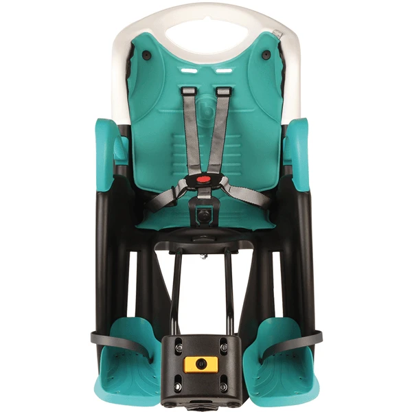 BELLELLI Sella Per Bicicletta Tiger B-Fix Frame Mount White / Turquoise 2 BELLELLI Sella Per Bicicletta Tiger B-Fix Frame Mount White / Turquoise - immagine 2