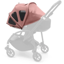 Bugaboo Cappottina Parasole Con Finestre Di Ventilazione Breezy Bee Morning Pink -Baby Sconto bugaboo cappottina parasole con finestre di ventilazione breezy bee morning pink a342157 3