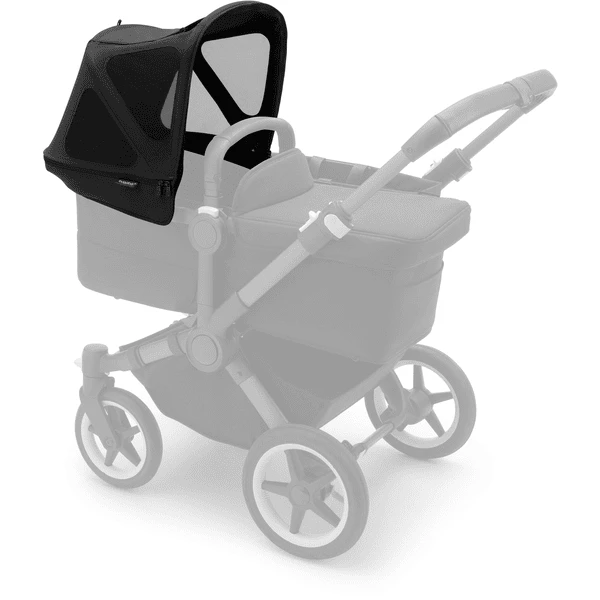 Bugaboo Cappottina Parasole Con Finestre Di Ventilazione Breezy Donkey 3 Midnight Black 2 Bugaboo Cappottina Parasole Con Finestre Di Ventilazione Breezy Donkey 3 Midnight Black - immagine 2