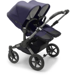 Bugaboo Passeggino Gemellare Donkey 5 Twin Complete Graphite/Dark Navy -Baby Sconto bugaboo passeggino gemellare donkey 5 twin complete graphite dark navy a414787 2
