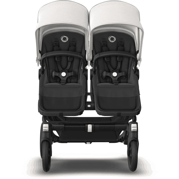 Bugaboo Passeggino Gemellare Donkey 5 Twin Complete - Nero/bianco 3 Bugaboo Passeggino Gemellare Donkey 5 Twin Complete - Nero/bianco - immagine 3