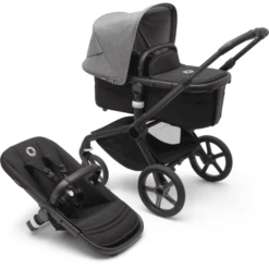 Bugaboo Passeggino Trio 3 In 1 Fox 5 Set Nascita, Nero/grigio Melange 7 Bugaboo Passeggino Trio 3 In 1 Fox 5 Set Nascita, Nero/grigio Melange -Baby Sconto bugaboo passeggino trio 3 in 1 fox 5 set nascita nero grigio melange a416738 2