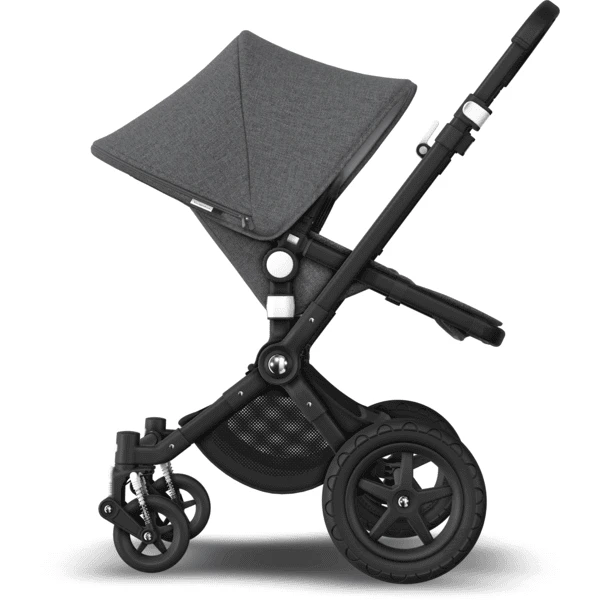 Bugaboo Passeggino Trio Cameleon 3 Plus Complete Black/Grey Melange Incl. Ovettonero 5 Bugaboo Passeggino Trio Cameleon 3 Plus Complete Black/Grey Melange Incl. Ovettonero - immagine 5