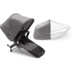 Bugaboo Set Di Estensioni Donkey 5 Duo Complete Grey Melange