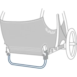 BURLEY Cavalletto Pieghevole Per Carro Posteriore E Rover
