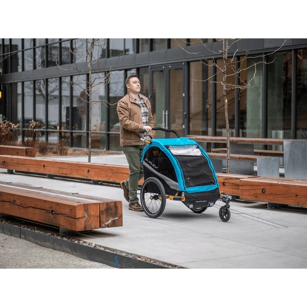 BURLEY Rimorchio Per Biciclette D'Lite X Aqua Single 2020 2 BURLEY Rimorchio Per Biciclette D'Lite X Aqua Single 2020 - immagine 2