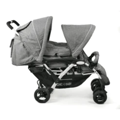 CHIC 4 BABY Passeggino Fratellare DUO Melange Grigio-bianco 7 CHIC 4 BABY Passeggino Fratellare DUO Melange Grigio-bianco -Baby Sconto chic 4 baby passeggino fratellare duo melange grigio bianco a259647 2