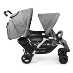 CHIC 4 BABY Passeggino Fratellare DUO Melange Grigio-bianco 8 CHIC 4 BABY Passeggino Fratellare DUO Melange Grigio-bianco -Baby Sconto chic 4 baby passeggino fratellare duo melange grigio bianco a259647 3