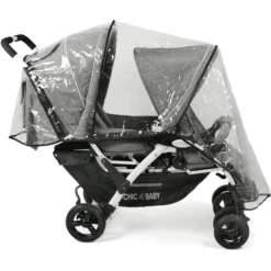 CHIC 4 BABY Passeggino Fratellare DUO Melange Grigio-bianco 9 CHIC 4 BABY Passeggino Fratellare DUO Melange Grigio-bianco -Baby Sconto chic 4 baby passeggino fratellare duo melange grigio bianco a259647 4