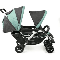 CHIC 4 BABY Passeggino Fratellare DUO Melange Menta 7 CHIC 4 BABY Passeggino Fratellare DUO Melange Menta -Baby Sconto chic 4 baby passeggino fratellare duo melange menta a259649 2