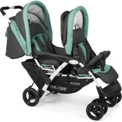 CHIC 4 BABY Passeggino Fratellare DUO Melange Menta 8 CHIC 4 BABY Passeggino Fratellare DUO Melange Menta -Baby Sconto chic 4 baby passeggino fratellare duo melange menta a259649 3
