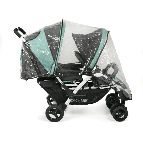 CHIC 4 BABY Passeggino Fratellare DUO Melange Menta 5 CHIC 4 BABY Passeggino Fratellare DUO Melange Menta - immagine 5