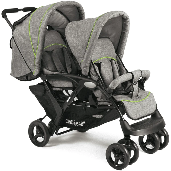 CHIC 4 BABY Passegino DUO Denim Grigio 2 CHIC 4 BABY Passegino DUO Denim Grigio - immagine 2