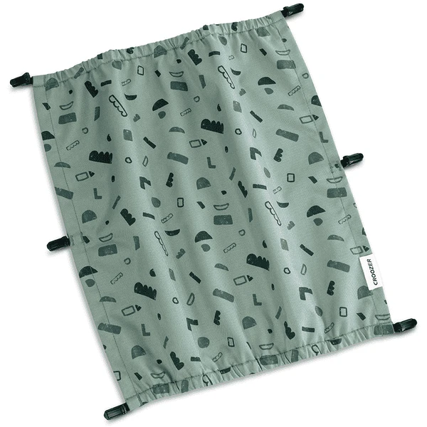 CROOZER Parasole Green Fantasia Per Kid Biposto 2 CROOZER Parasole Green Fantasia Per Kid Biposto - immagine 2