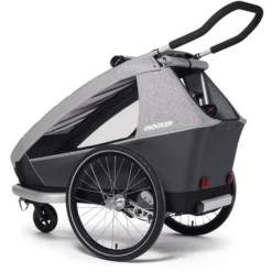 CROOZER Rimorchio Per Biciclette Kid Keeke 1 Stone Grey -Baby Sconto croozer rimorchio per biciclette kid keeke 1 stone grey a288746 3