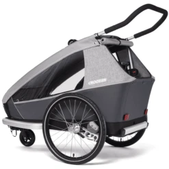 CROOZER Rimorchio Per Biciclette Kid Keeke 2 Stone Grey -Baby Sconto croozer rimorchio per biciclette kid keeke 2 stone grey a288749 3