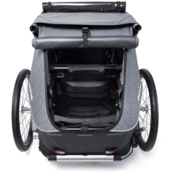 CROOZER Rimorchio Per Biciclette Kid Vaaya 1 Blu Grafite 8 CROOZER Rimorchio Per Biciclette Kid Vaaya 1 Blu Grafite -Baby Sconto croozer rimorchio per biciclette kid vaaya 1 blu grafite a288689 3