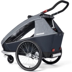 CROOZER Rimorchio Per Biciclette Kid Vaaya 1 Graphite Blue, Incl. Set Jogger 9 CROOZER Rimorchio Per Biciclette Kid Vaaya 1 Graphite Blue, Incl. Set Jogger -Baby Sconto croozer rimorchio per biciclette kid vaaya 1 graphite blue incl set jogger a415473 4