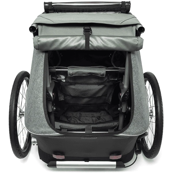 CROOZER Rimorchio Per Biciclette Kid Vaaya 1 Jungle Green 4 CROOZER Rimorchio Per Biciclette Kid Vaaya 1 Jungle Green - immagine 4