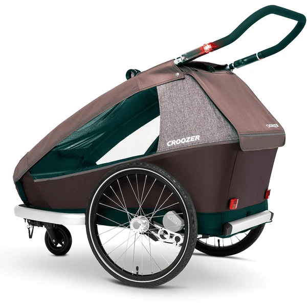 CROOZER Rimorchio Per Biciclette Kid Vaaya 2 Blossom Red, Incl. Set Jogger 5 CROOZER Rimorchio Per Biciclette Kid Vaaya 2 Blossom Red, Incl. Set Jogger - immagine 5