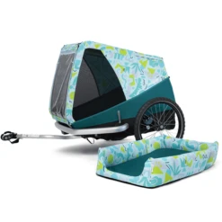 CROOZER Rimorchio Per Cani Dog Mikke Con Cuccia, Colourful Journey