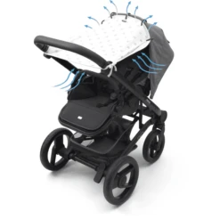 DOOKY Copertura Parasole Universale, Silver Stars -Baby Sconto dooky copertura parasole universale silver stars a396143 2