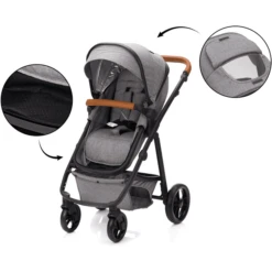 Fill Passeggino Trio Panther Elite 3 In 1, Grigio Melange -Baby Sconto fill passeggino trio panther elite 3 in 1 grigio melange a267521 3
