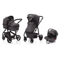 Fill Passeggino Trio Panther Elite 3 In 1, Grigio Scuro Melange