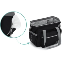 Fillikid Borsa Fasciatoio Corfù Nero Melange -Baby Sconto fillikid borsa fasciatoio corfu nero melange a291299 2