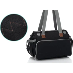 Fillikid Borsa Fasciatoio Corfù Nero Melange -Baby Sconto fillikid borsa fasciatoio corfu nero melange a291299 3