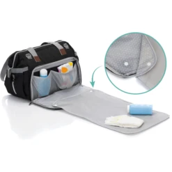 Fillikid Borsa Fasciatoio Corfù Nero Melange -Baby Sconto fillikid borsa fasciatoio corfu nero melange a291299 4