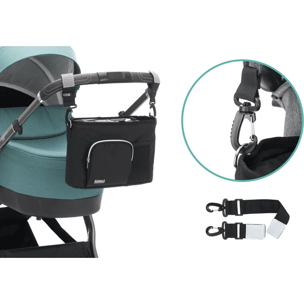 Fillikid Buggy Organizer Per Passeggini, Nero 4 Fillikid Buggy Organizer Per Passeggini, Nero - immagine 4
