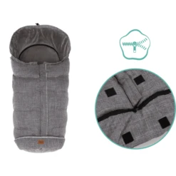 Fillikid Coprigambe Invernale In Piuma D'oca Kibo, Grigio Chiaro/melange -Baby Sconto fillikid coprigambe invernale in piuma doca kibo grigio chiaro melange a299257 4