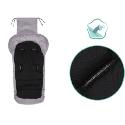 Fillikid Coprigambe Invernale K2 Soft Pongee Grigio Chiaro Melange -Baby Sconto fillikid coprigambe invernale k2 soft pongee grigio chiaro melange a299255 3