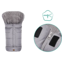 Fillikid Coprigambe Invernale K2 Soft Pongee Grigio Chiaro Melange -Baby Sconto fillikid coprigambe invernale k2 soft pongee grigio chiaro melange a299255 4