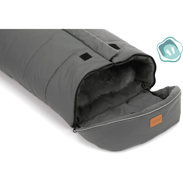 Fillikid Coprigambe Invernale Mavensi In Vello D'agnello - Grigio 2 Fillikid Coprigambe Invernale Mavensi In Vello D'agnello - Grigio - immagine 2