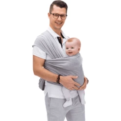 FILLIKID Fascia Porta Bebè Grigio Chiaro Melange