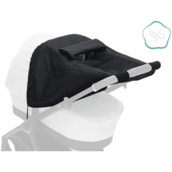 Fillikid Parasole Deluxe Per Passeggino, Nero Melange -Baby Sconto fillikid parasole deluxe per passeggino nero melange a346546 3