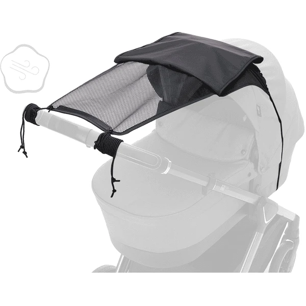 Fillikid Parasole Easy Per Passeggino, Nero Melange 4 Fillikid Parasole Easy Per Passeggino, Nero Melange - immagine 4