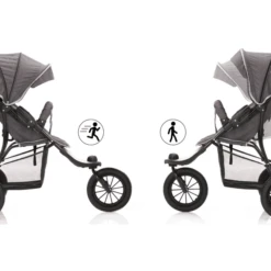 Fillikid Passeggino Jogger Grigio Scuro Melange -Baby Sconto fillikid passeggino jogger grigio scuro melange a299726 2