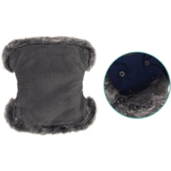 Fillikid Scaldamani Halifax Con Pelliccia - Blu -Baby Sconto fillikid scaldamani halifax con pelliccia blu a377025 4