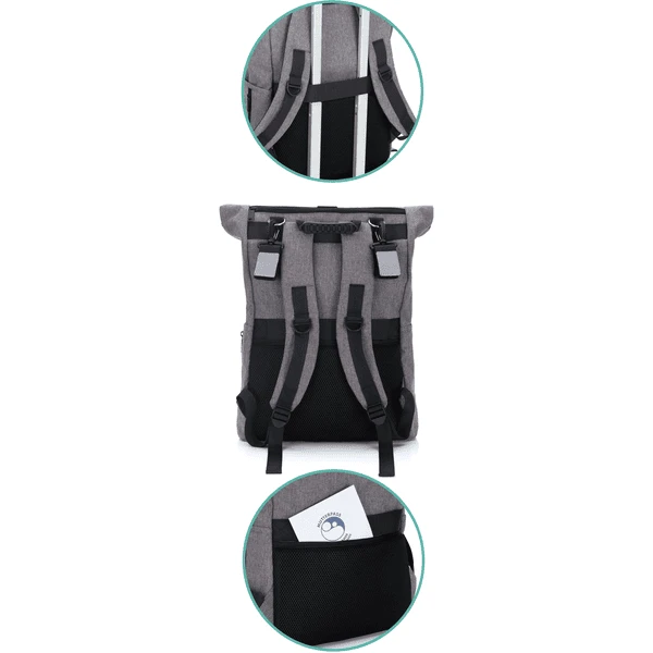 Fillikid Zaino Fasciatoio Tokyo Grigio Melange 4 Fillikid Zaino Fasciatoio Tokyo Grigio Melange - immagine 4