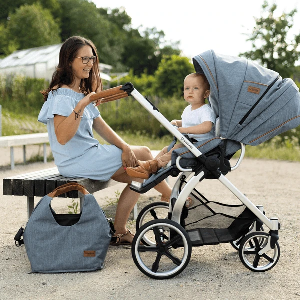 GESSLEIN Borsa Fasciatoio N°5 - Blu Ghiaccio Screziato 2 GESSLEIN Borsa Fasciatoio N°5 - Blu Ghiaccio Screziato - immagine 2